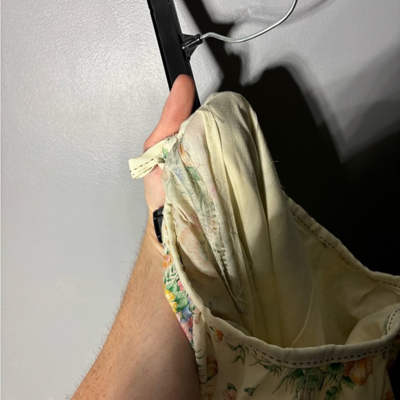 Vintage 1970s Floral Butterfly Maxi Skirt Womens Size 26 - Picture 4 of 4